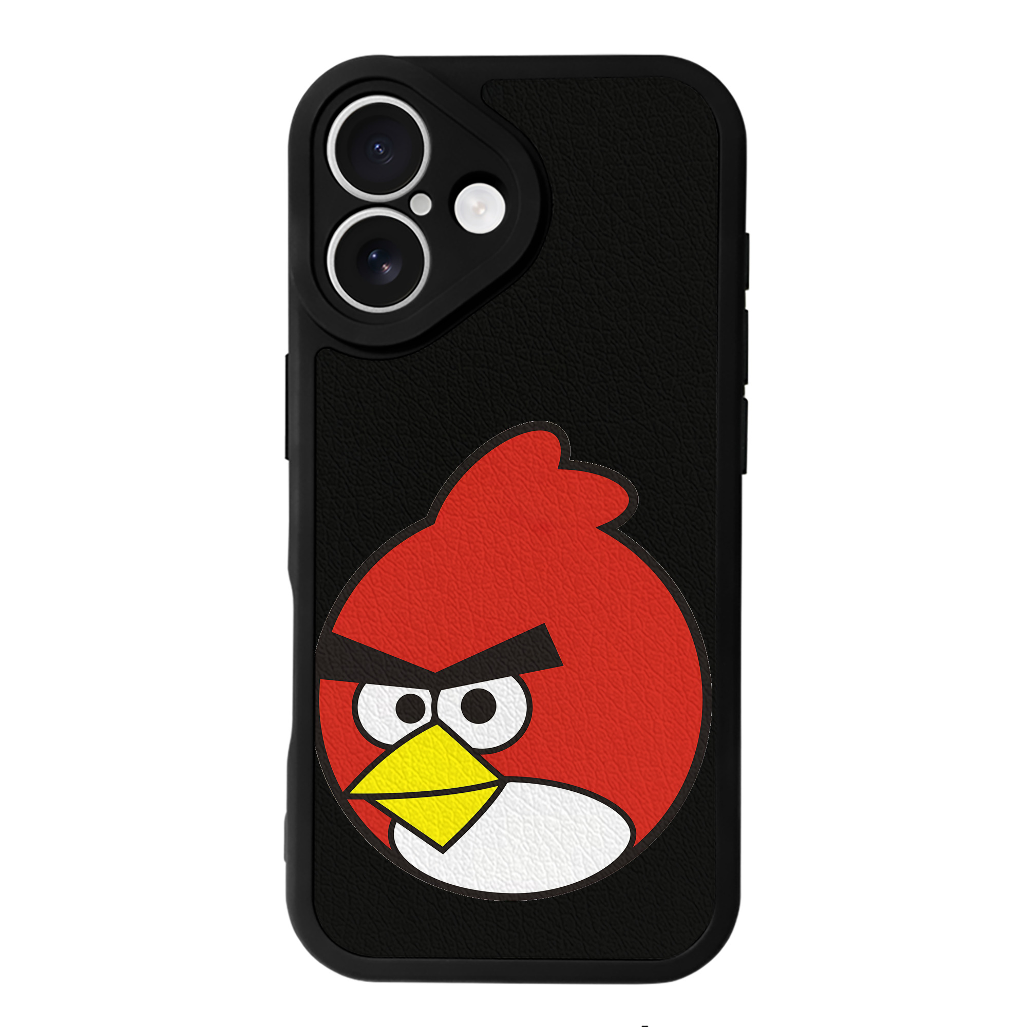（画像用） Angry Birds アングリーバード 【iPhone 16シリーズ対応】シリコンスマホケース（レザー調） 材質：シリコン